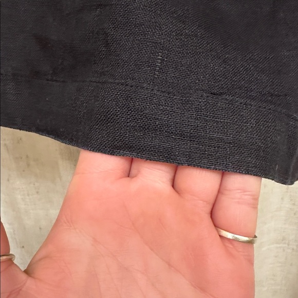 Reformation olina black linen pants size M - Picture 8 of 12